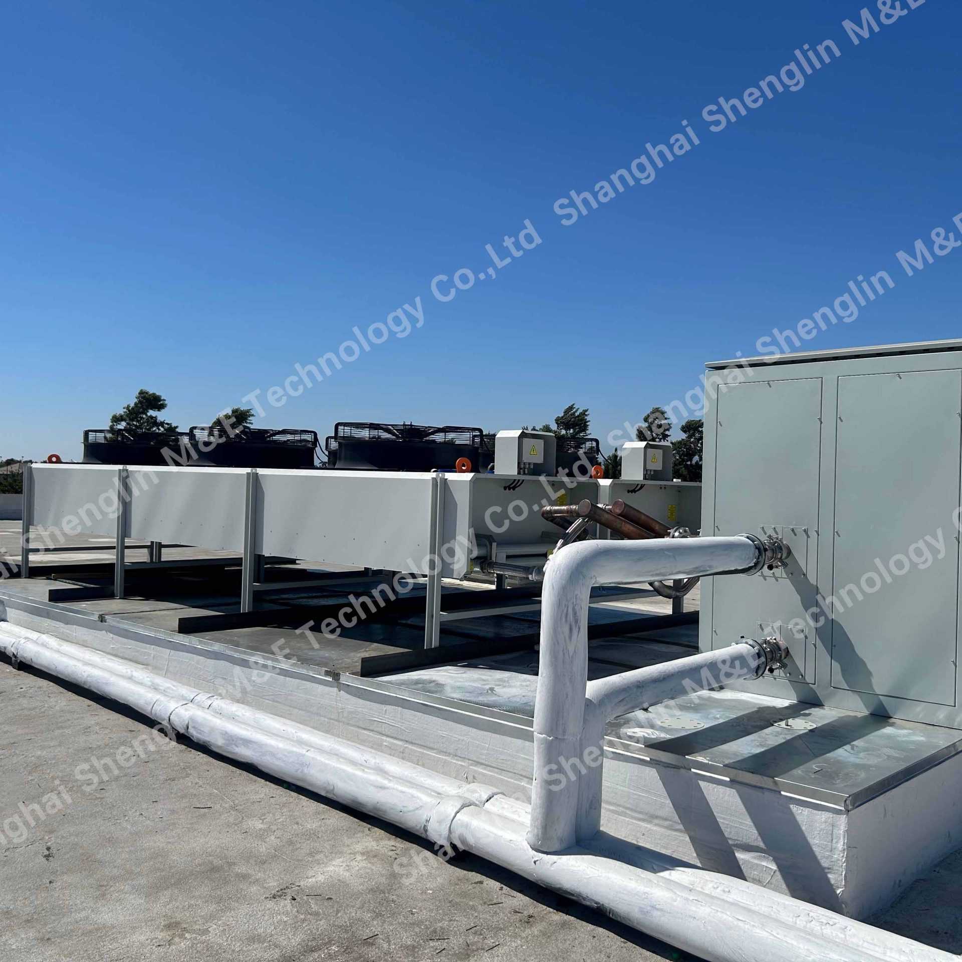 Two Dry Coolers Supplied to the USA for Supermarket Refrigeration