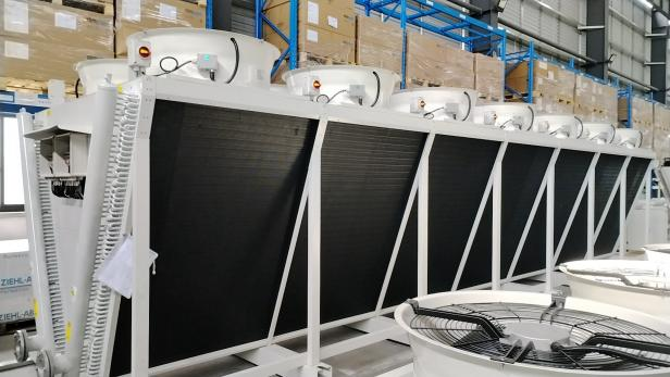Dry cooler consegnato a una centrale elettrica negli Stati Uniti